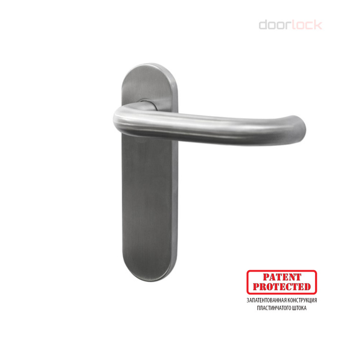 Ручка дверная DOORLOCK 038KP/F UG U-form, матовая нержавеющая сталь Ручка дверная DOORLOCK 038KP/F UG U-form, матовая нержавеющая сталь
