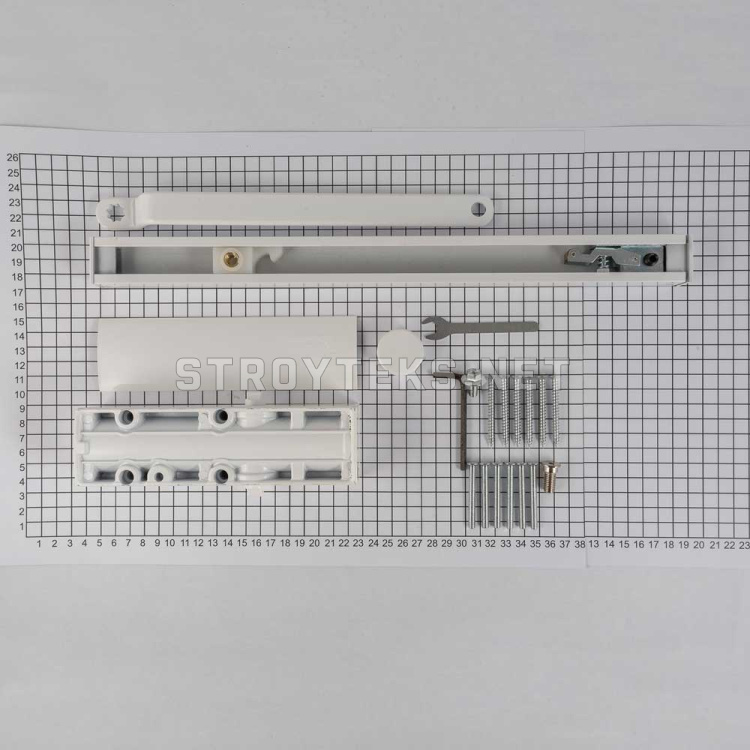 Доводчик DOORLOCK DL100S size 3 белый Доводчик DOORLOCK DL100S size 3 белый