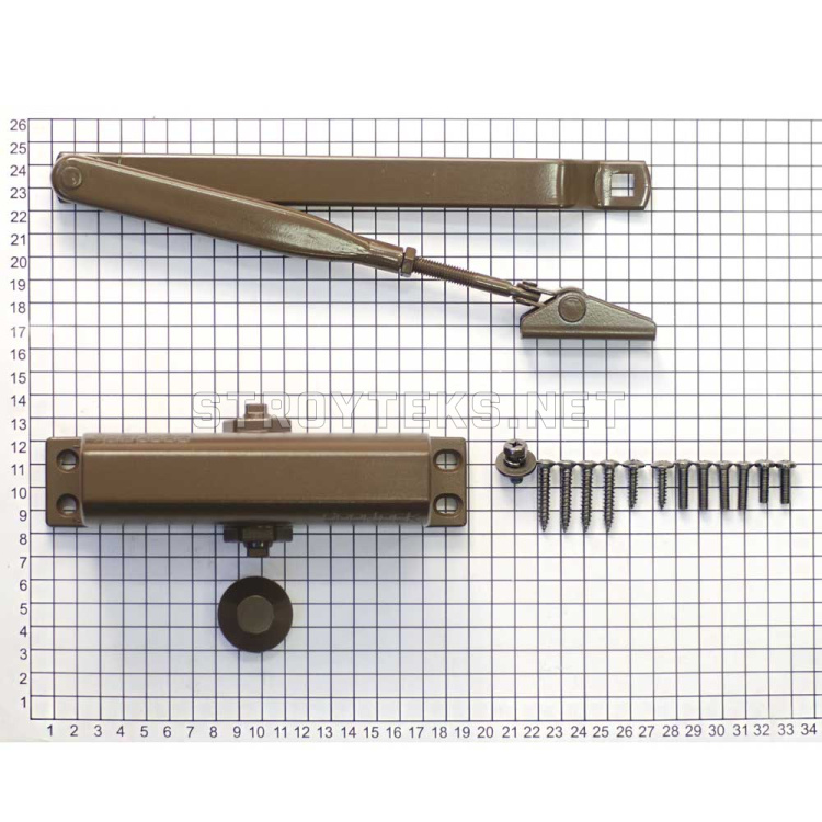 Доводчик DOORLOCK DL70 EN2/3/4 коричневый Доводчик DOORLOCK DL70 EN2/3/4 коричневый