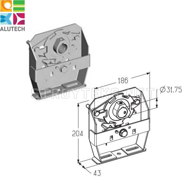 Муфта предохранительная храповая Alutech SBD-TSS5/4L Муфта предохранительная храповая Alutech SBD-TSS5/4L