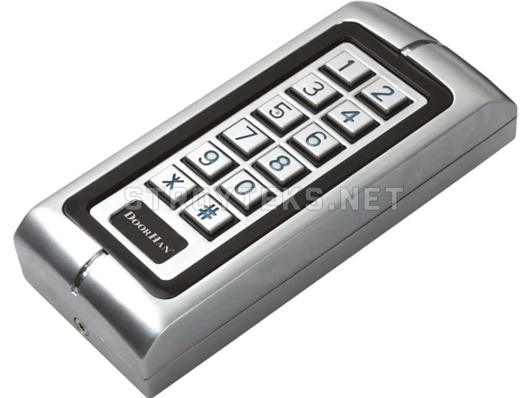 Антивандальная кодовая клавиатура Keycode со встроенным считывателем карт Антивандальная кодовая клавиатура Keycode со встроенным считывателем карт